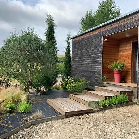Maison En Bois Au Calme Piscine Villa Corbarieu