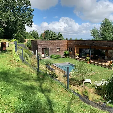 Maison En Bois Au Calme Piscine Villa